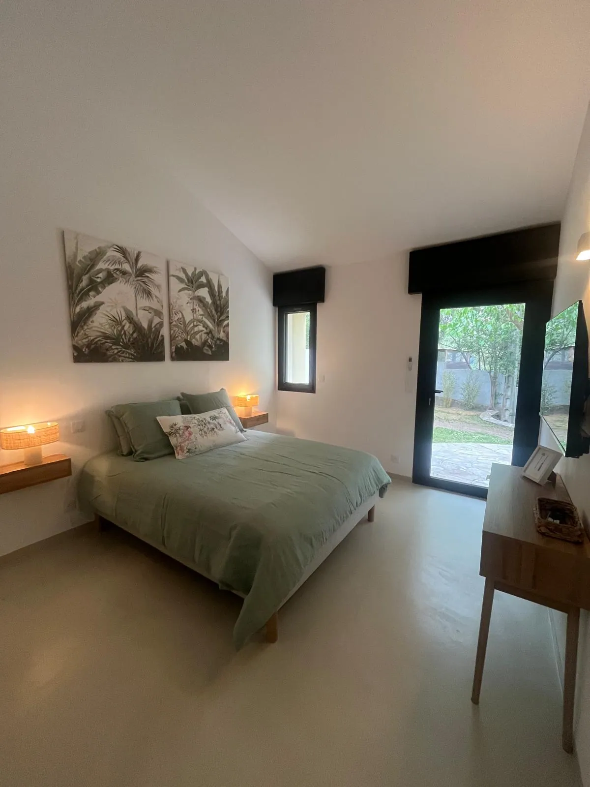Le lit de la chambre Nepita