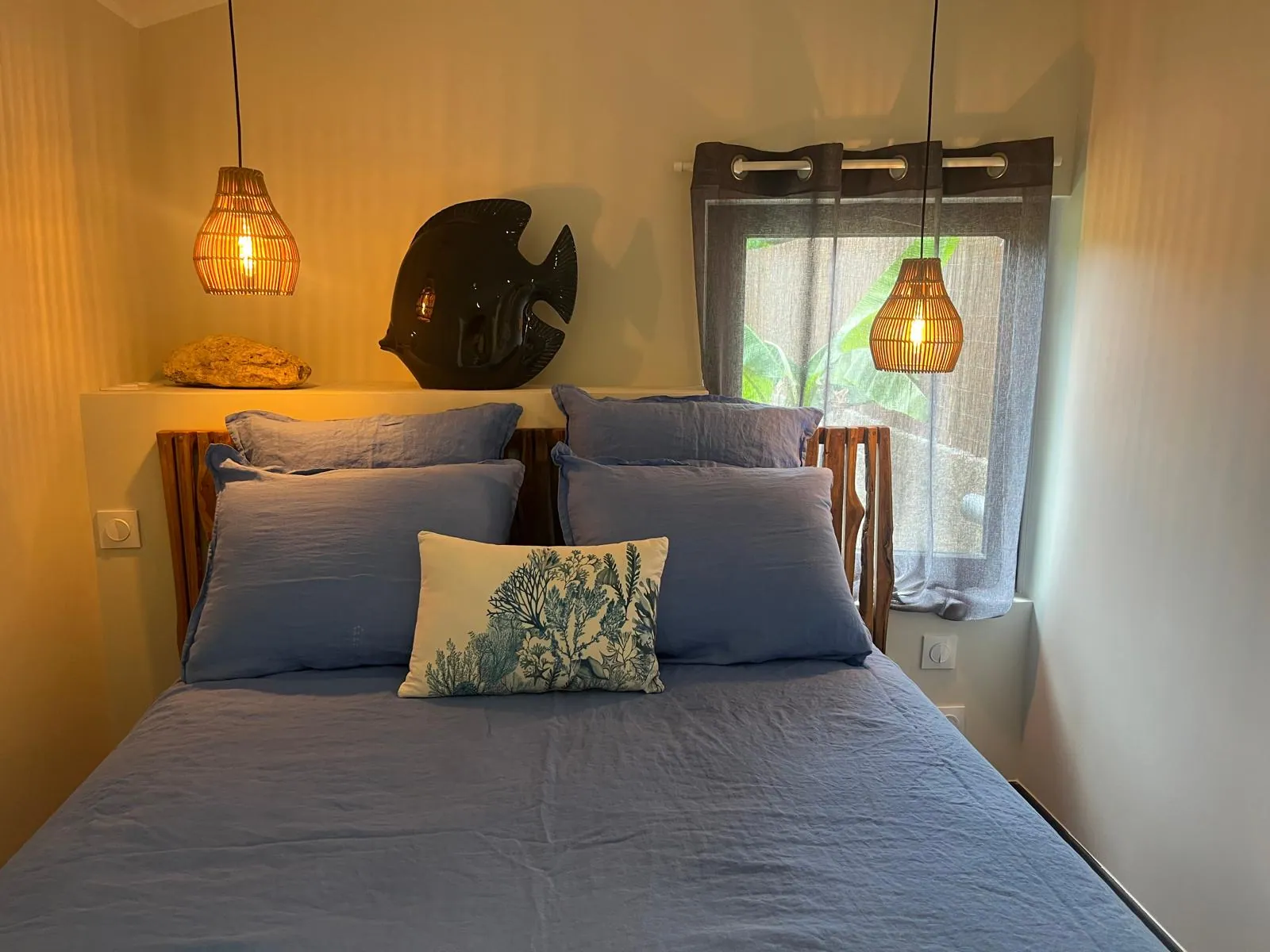 Le lit de la cabane Nonza